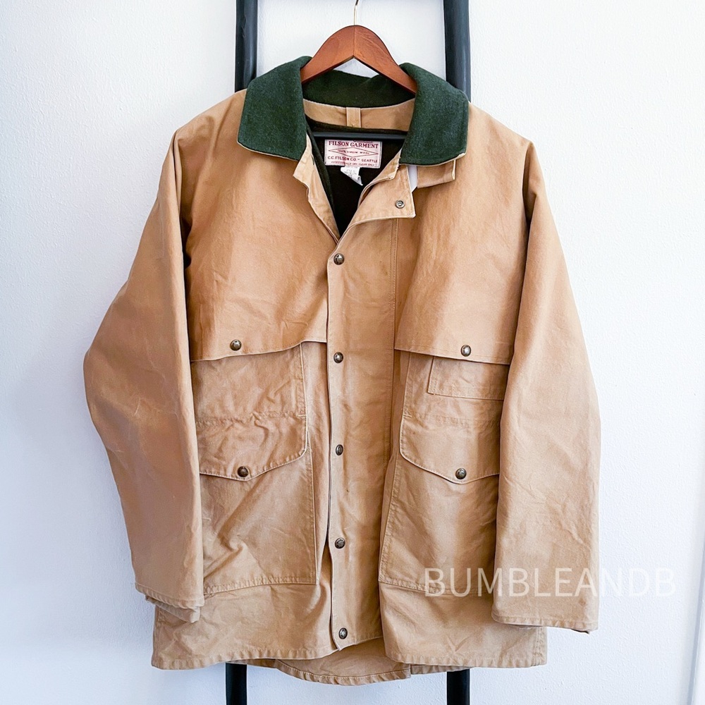 Vintage Filson Tin Cloth Packer Jacket with Liner